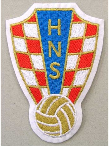 CROATIA FOOTBALL FEDERATION EMBROIDERED PATCH #01